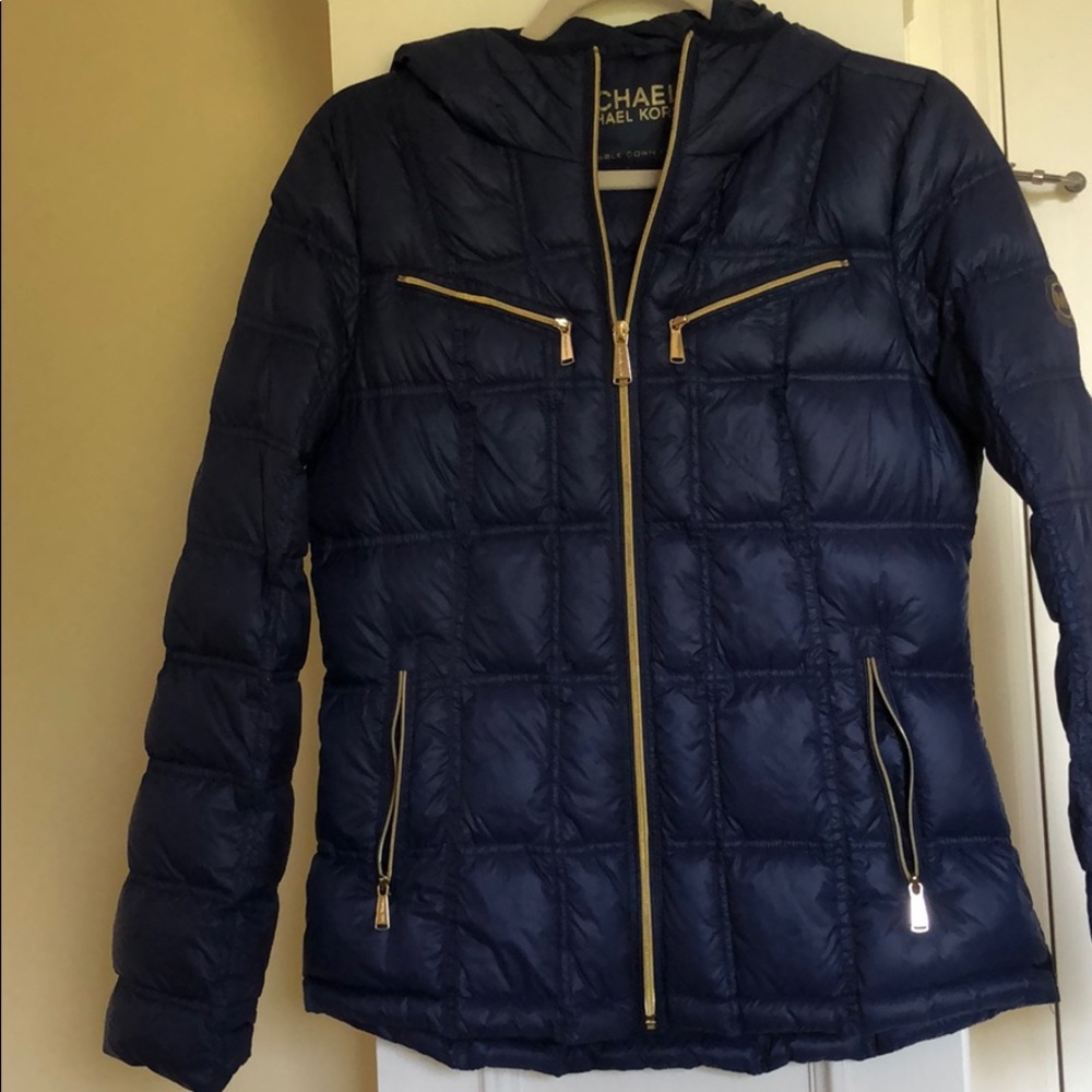 Michael Kors packable down filled coat